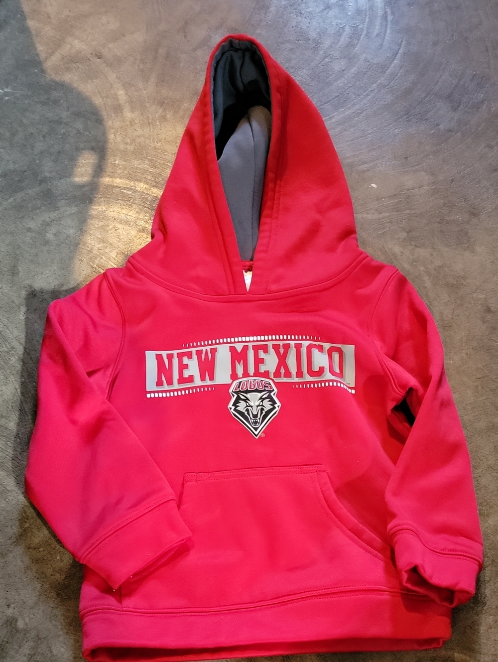 New Mexico Lobos Kids Red Hoodie Sweatshirt